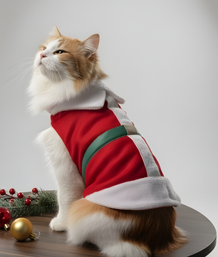 Pawgy Pets Christmas Outfit for Cat