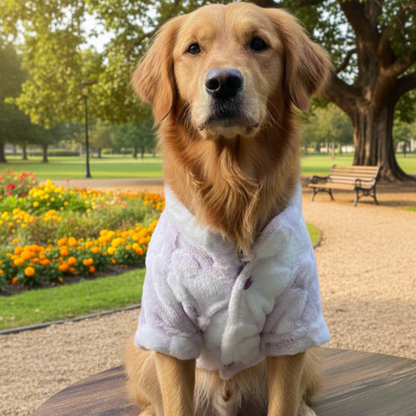 Paw Embossed Fur Jacket | For Dogs | Pawgy Pets
