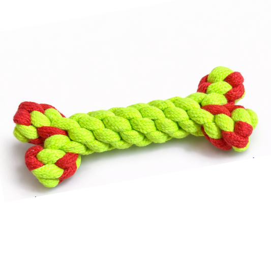 Pawgy Pets Yellow Bone Rope Toy for Dogs
