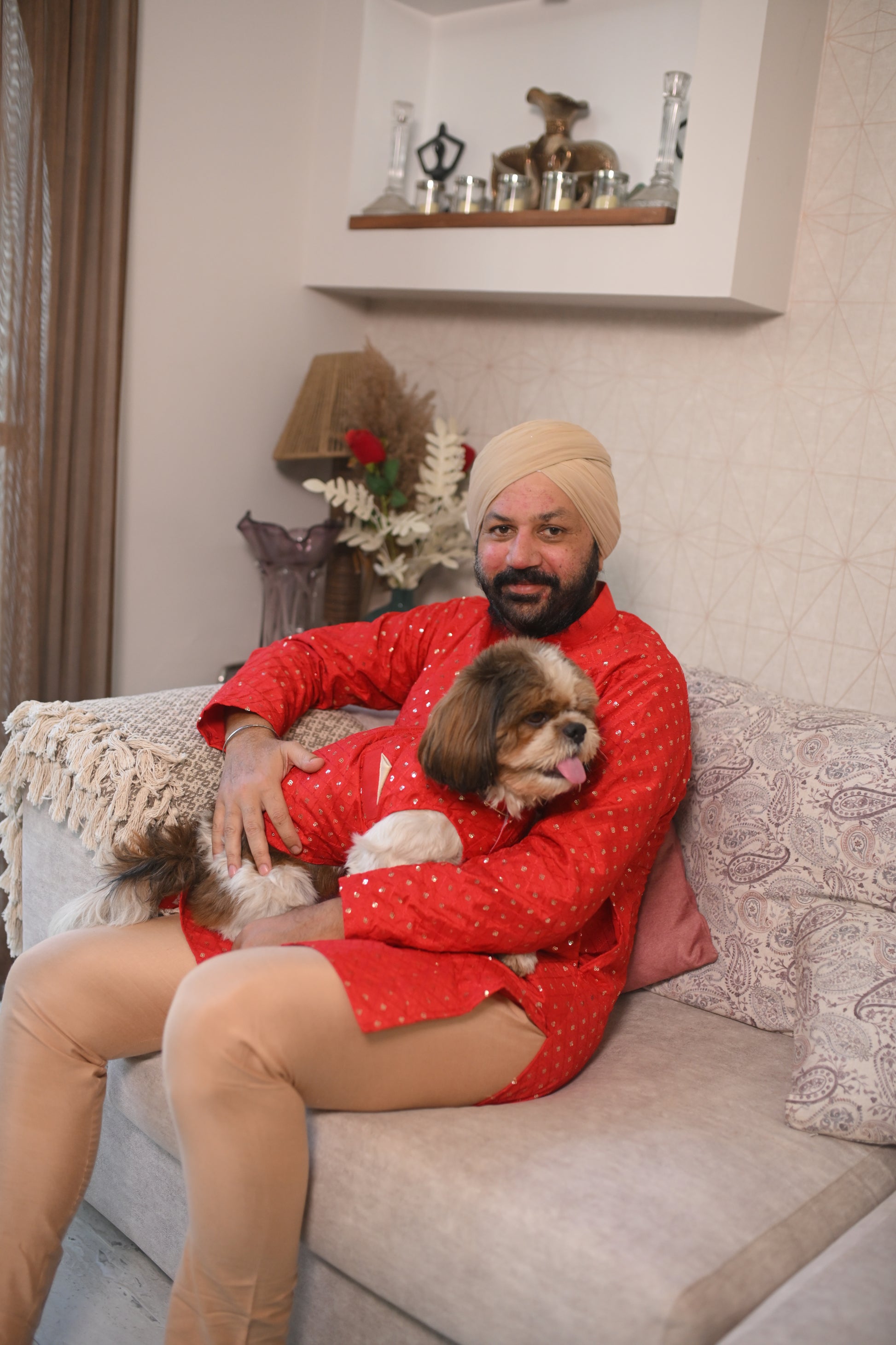 Gul Kurta for Men + Doggo Kurta