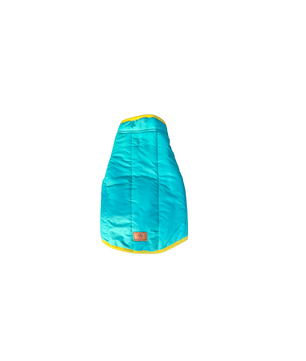 Pawgy Pets Reversible Puffer Jacket Lavender & Turquoise