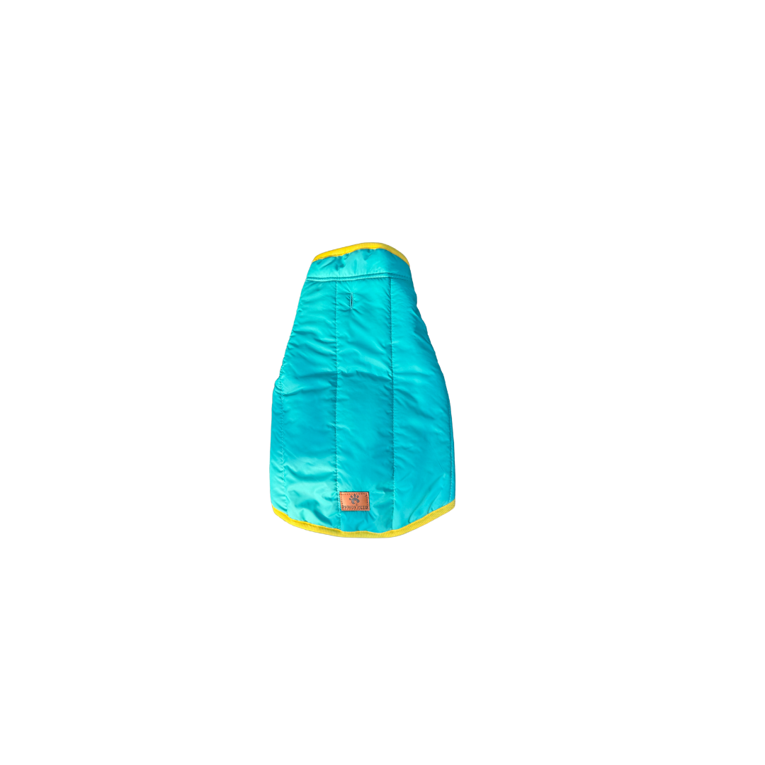 Lavender & Turquoise Reversible Puffer Jacket | For Dogs & Cats | Pawgy Pets