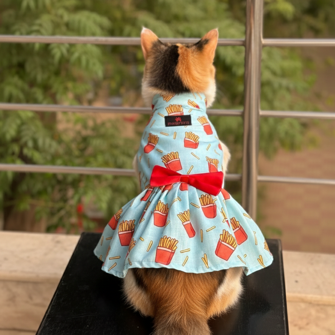 Pawgy Pets Fries Dress (Cat)