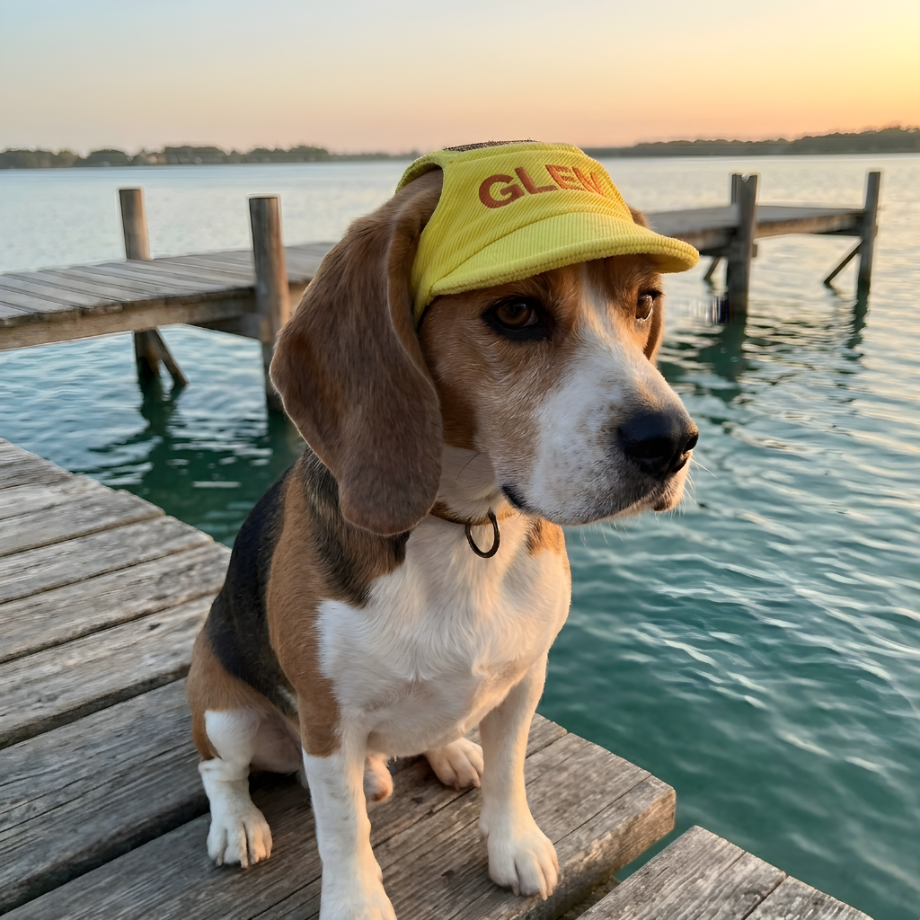 Yellow Cap | Personalised for Dogs | Pawgy Pets