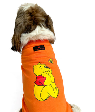 Pawgy Pets T-shirt Winne the Pooh Orange for Dogs & Cats