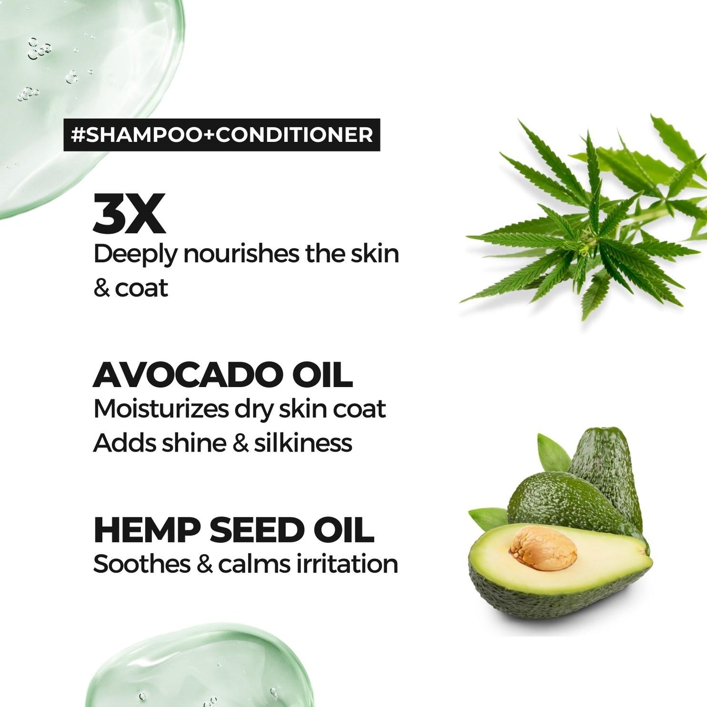 Shampoo+Conditioner for Intense 
Nourishment and Conditioning | 300 ml