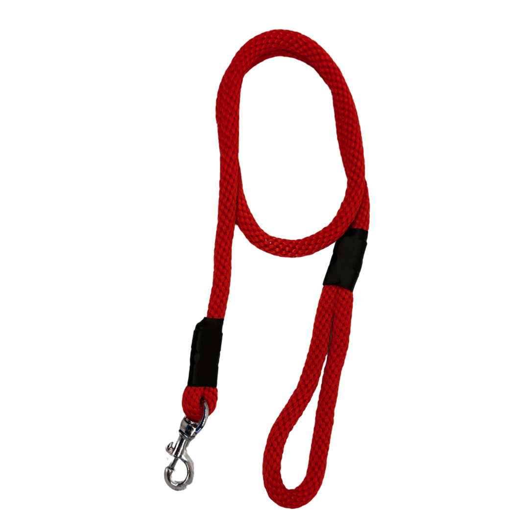 Pawgy Pets Rope Leash Red