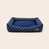 Indigo Bloom Bed | Dog Bed | Pawgy Pets