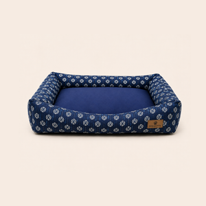 Indigo Bloom Bed | Dog Bed | Pawgy Pets