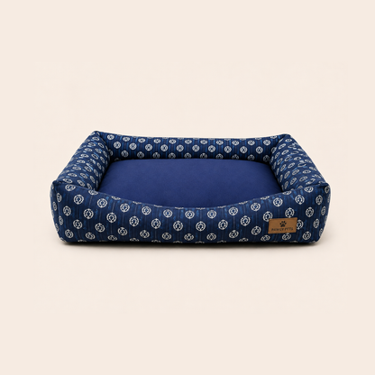 Indigo Bloom Bed | Dog Bed | Pawgy Pets