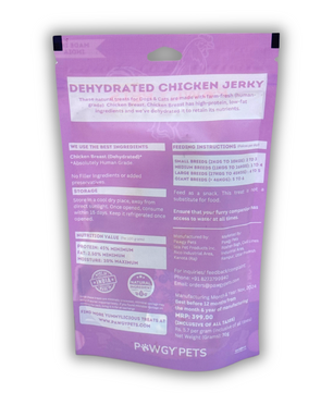 Pawgy Pets Doggie Treats Chicken Jerky - 70 g