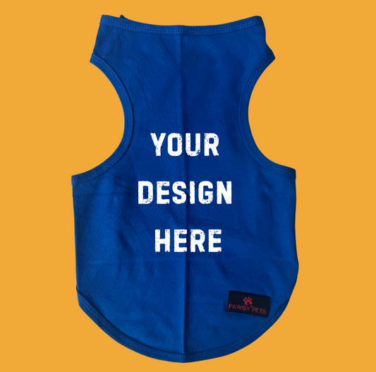 Pawgy Pets DIY T-Shirt: Blue