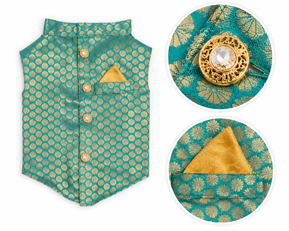 Buttons. Pocket Square.