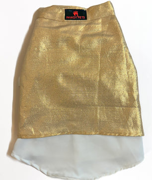 South Indian Traditional Kasavu Kurta Set for Dogs and Cats