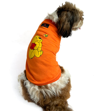 Pawgy Pets T-shirt Winne the Pooh Orange for Dogs & Cats