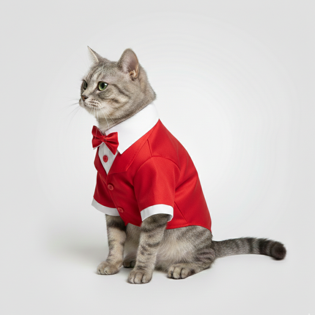 Pawgy Pets Tuxedo Red for Cats
