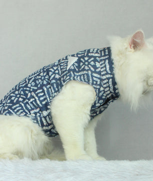 Pawgy Pets Indigo kurta for Cats