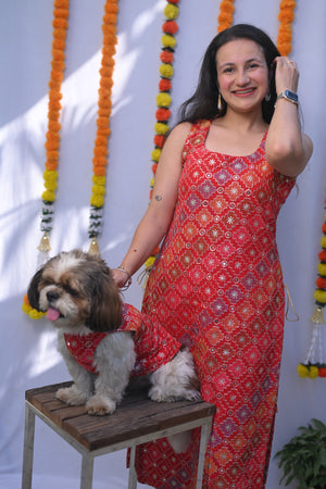 Mehfil Kurti for Women + Doggo Kurta