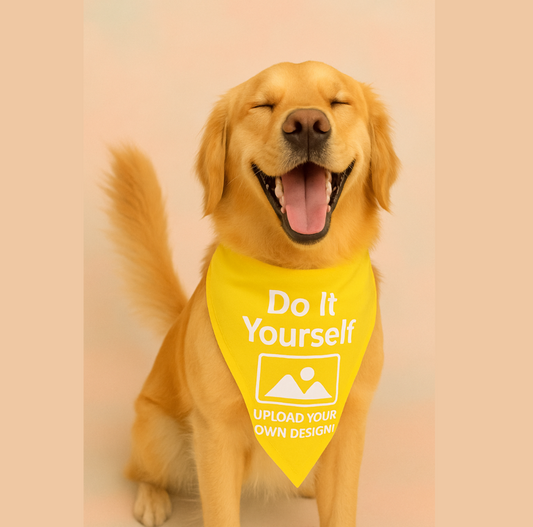 Pawgy Pets DIY Bandana: Yellow