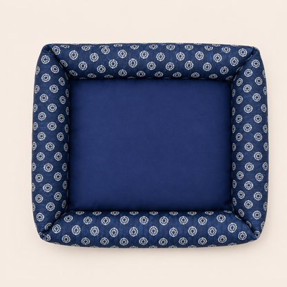 Indigo Bloom Bed | Dog Bed | Pawgy Pets
