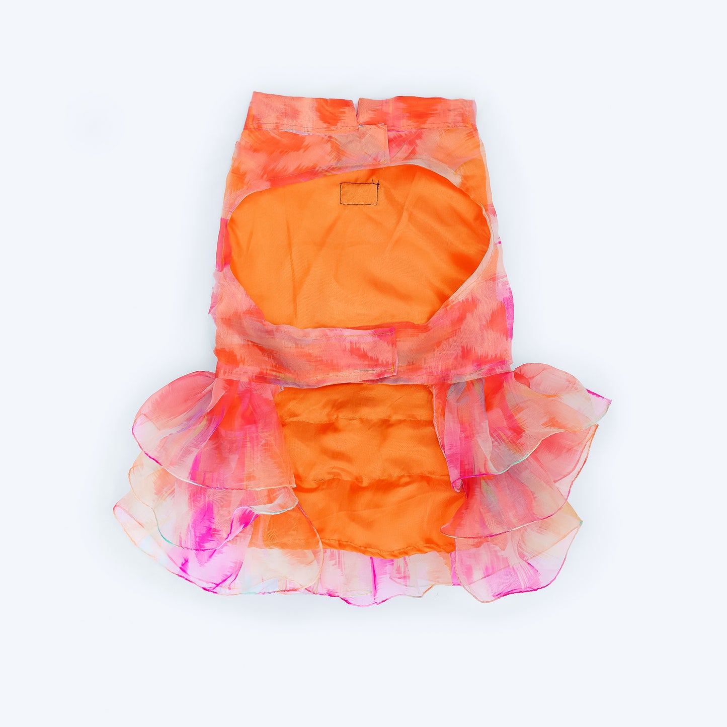 Orange Frilly Dress | For Dogs | Pawgy Pets
