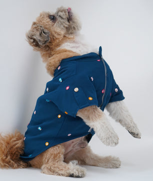 Pawgy Pets Festive Shirt Peacock blue for Dogs