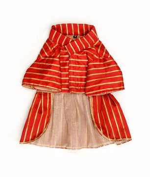 Pawgy Pets Gota Dress Red for Dogs
