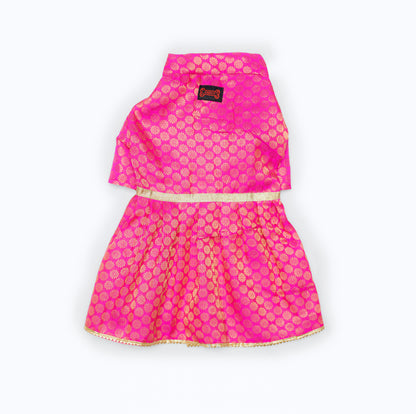 Pink Occasion Wear Dress | For Dogs | Pawgy Pets