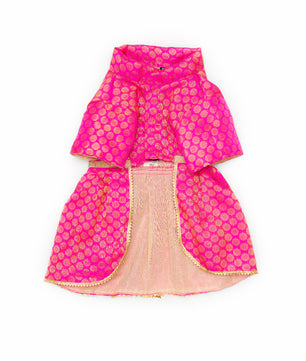 Pawgy Pets Occasion wear Dress Pink for Dogs
