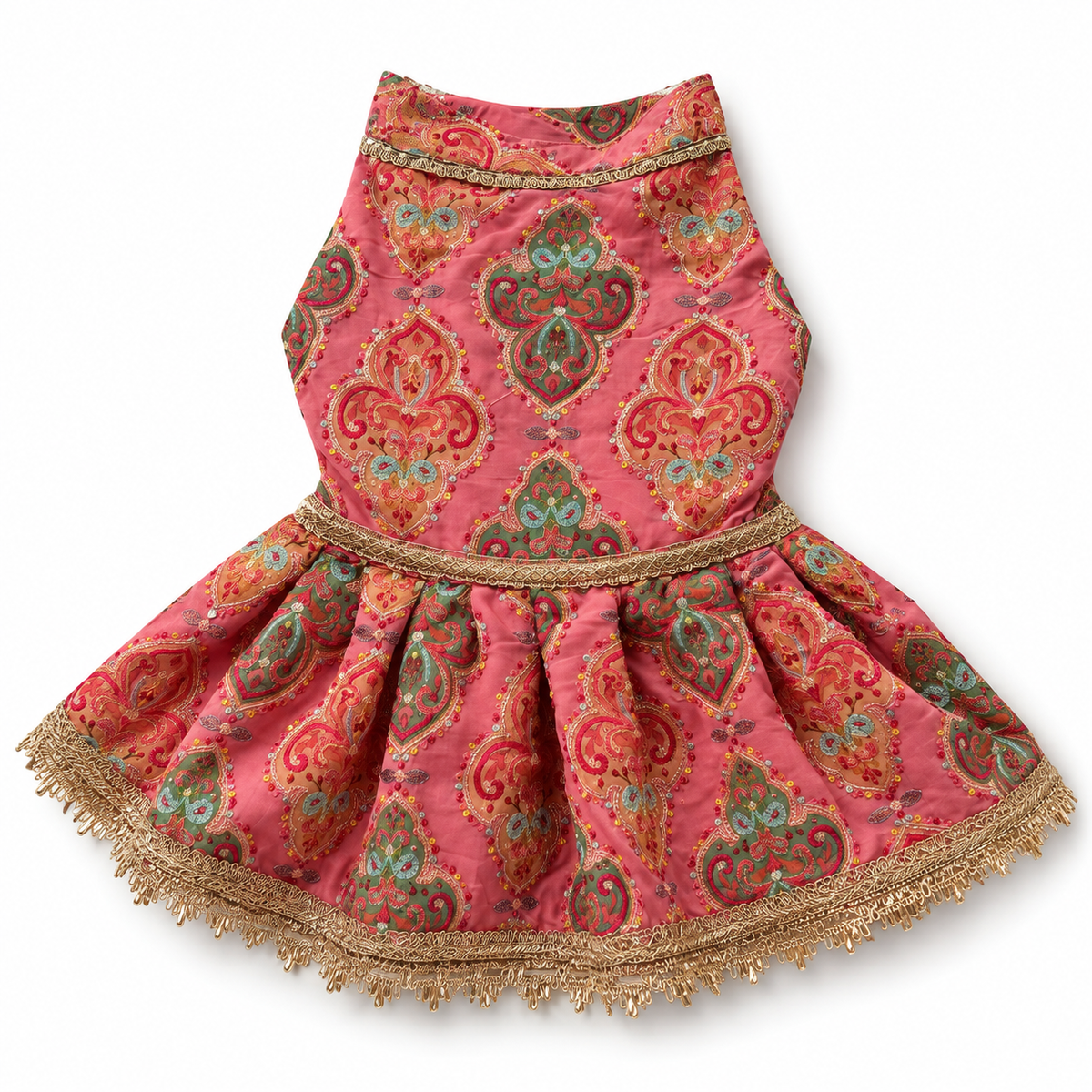 Peach Dress | Luxe Collection | Pawgy Pets