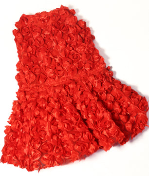 Pawgy Pets Red Rosy Tutu Dress for Dogs and Cats