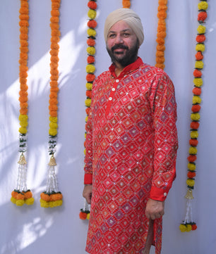 Mehfil Kurta for Men + Doggo Kurta