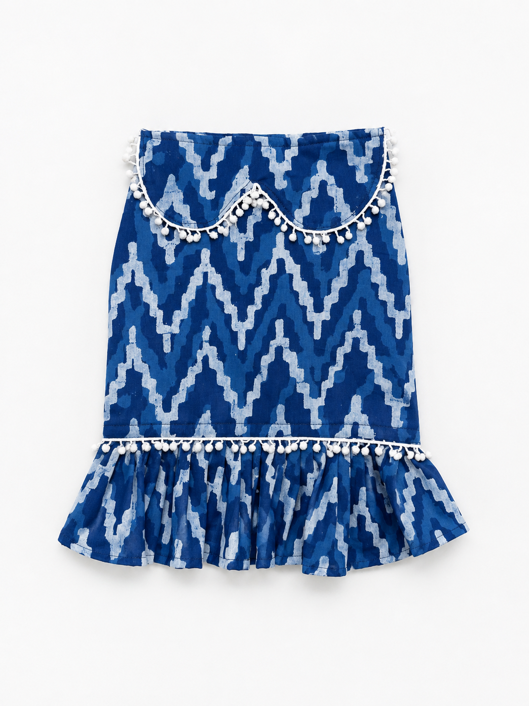 Indigo Cotton Dress | For Dogs | Pawgy Pets
