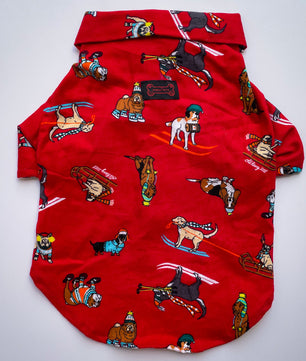 Pawgy Pets Warm winter Shirt: Red pets for Dogs & Cats