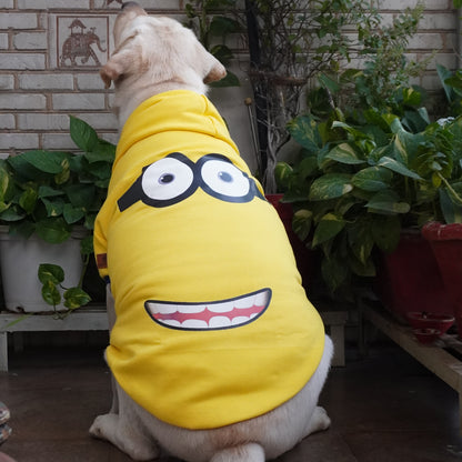 Yellow Minion Hoodie Sweatshirt | For Dogs & Cats | Pawgy Pets