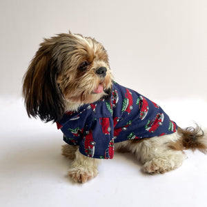 Blue Cars Warm Winter Shirt | For Dogs & Cats | Pawgy Pets