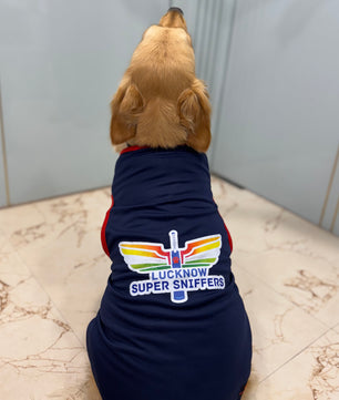 Pawgy Pets Lucknow Super-Sniffers T-shirt for Dogs and Cats
