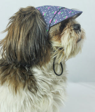Pawgy Pets Dog Cap: Denim Cherry for Dog & Cats