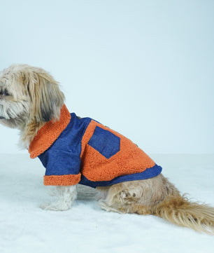 Pawgy Pets Denim Jacket: Rust for Dogs