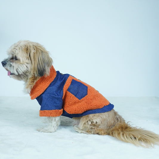 Pawgy Pets Denim Jacket: Rust for Dogs