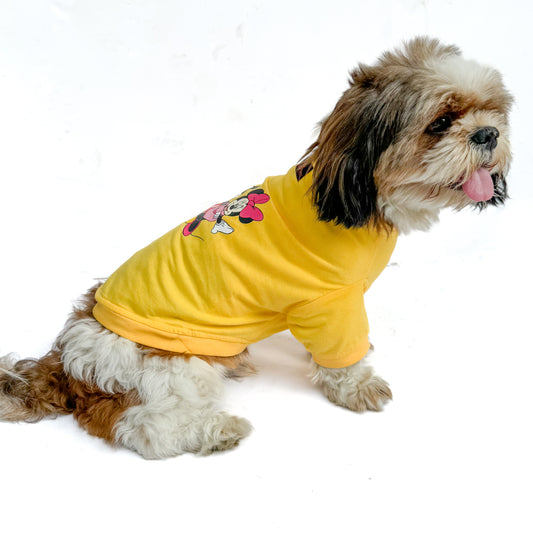 Pawgy Pets T-shirt Mickey Yellow for Dogs & Cats