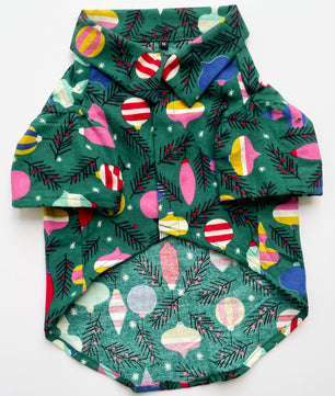 Pawgy Pets Warm winter Shirt: Green for Dogs & Cats