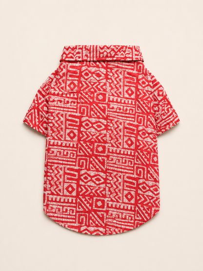 Rust Cotton Kurta | For Dogs | Pawgy Pets