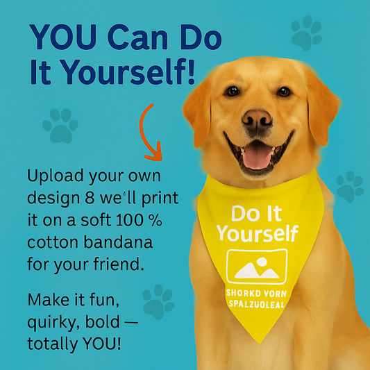 Pawgy Pets DIY Bandana: Yellow
