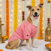 Peach Block Print Kurta | For Dogs | Pawgy Pets