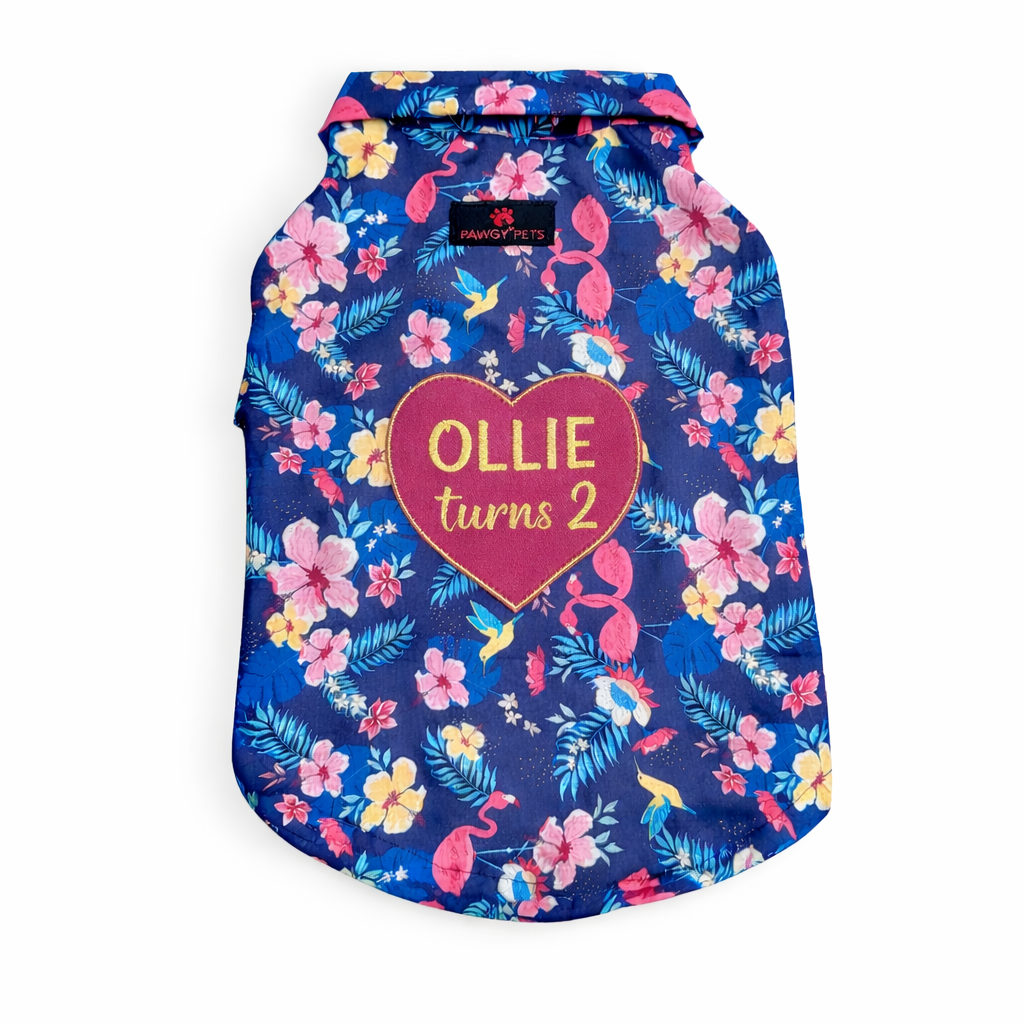 Pawgy Pets Customised Birthday Shirt for Dogs