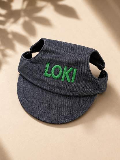 Denim Cap | Personalised for Dogs | Pawgy Pets