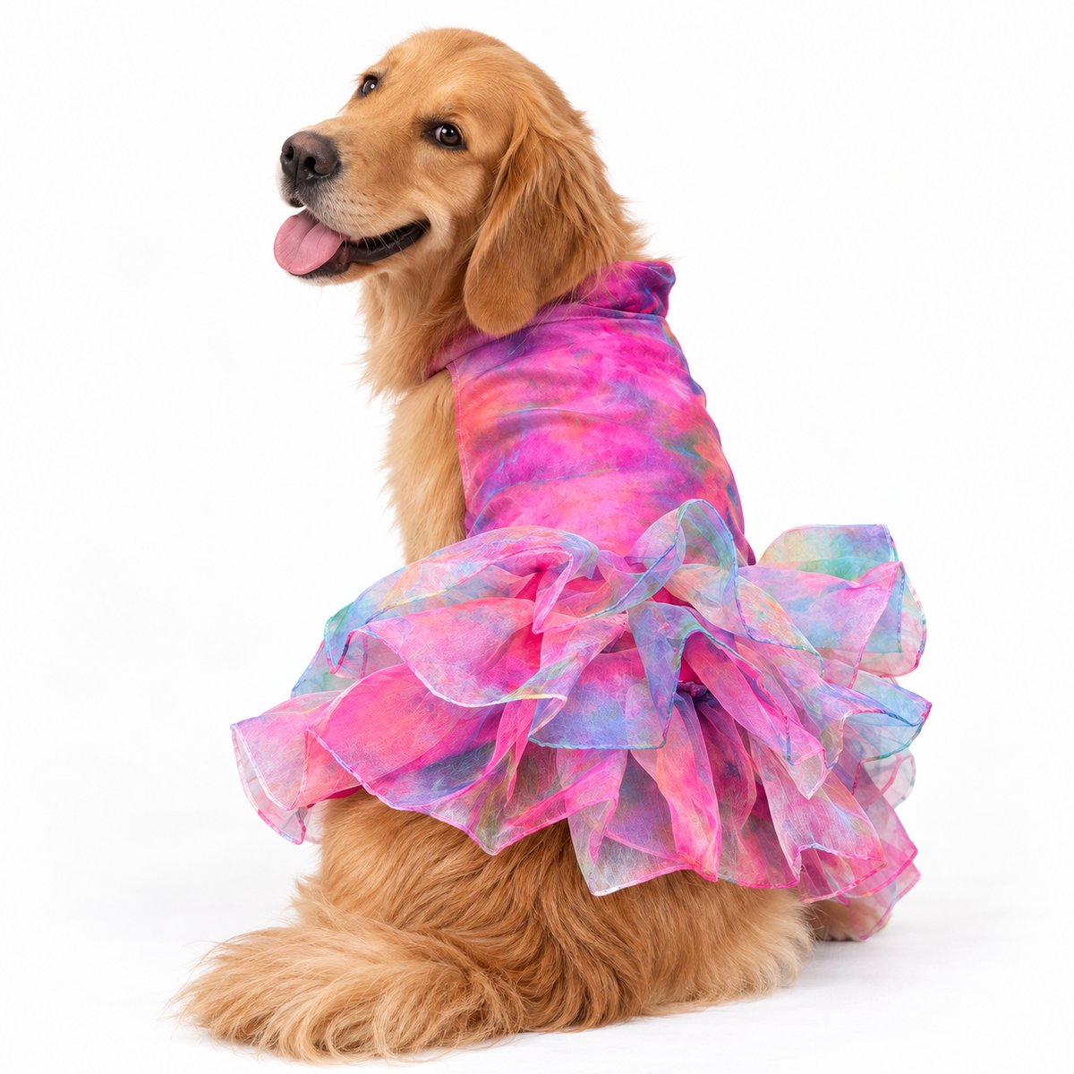 Pink Frilly Dress for Dogs