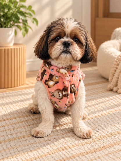 Bunny Peach Fur Sweater | For Dogs & Cats | Pawgy Pets