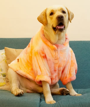 Pawgy Pets Fur sweater: Shades of Orange or Dogs & Cats